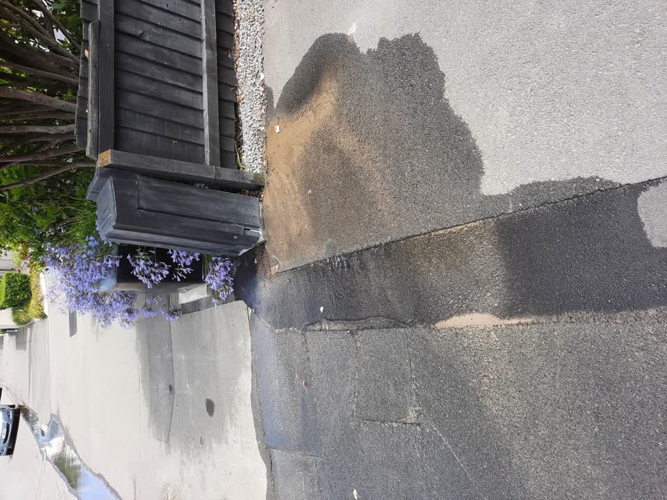 The photograph attached to this flooding report