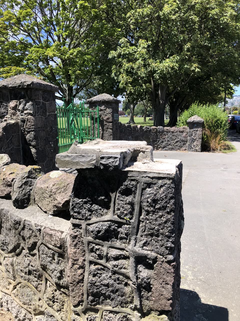 The photograph attached to this parks report