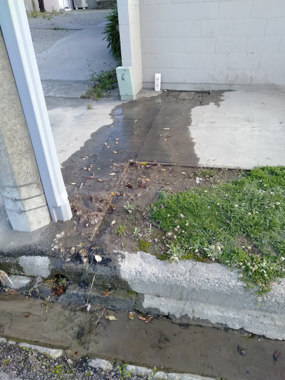 The photograph attached to this wastewater/stormwater report