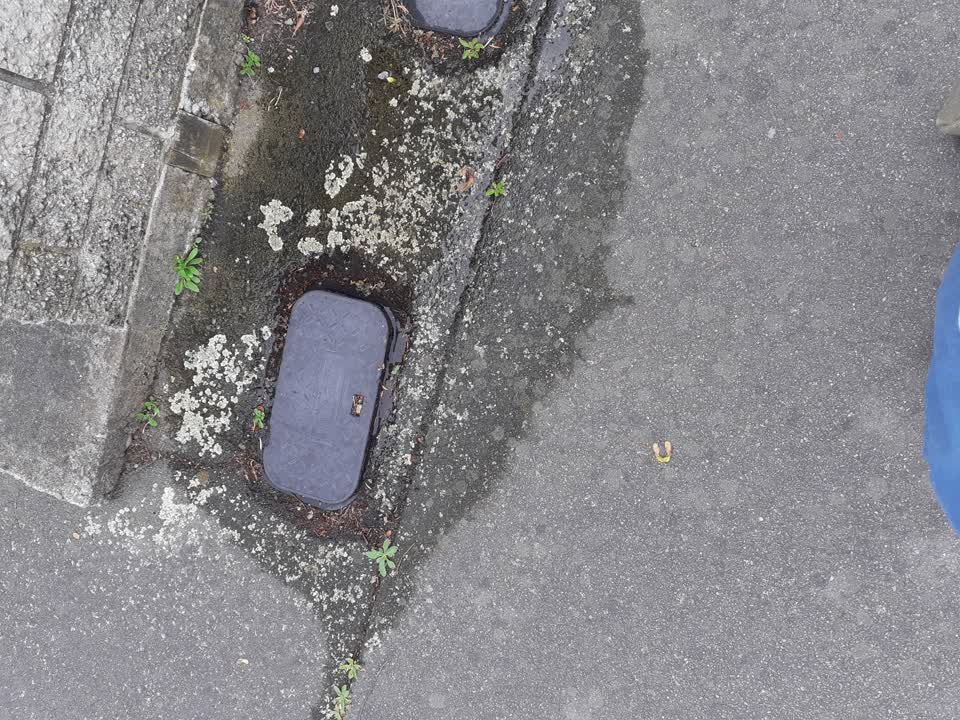 The photograph attached to this water leak report