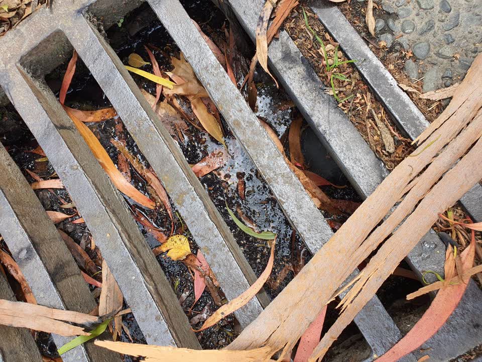 The photograph attached to this wastewater/stormwater report