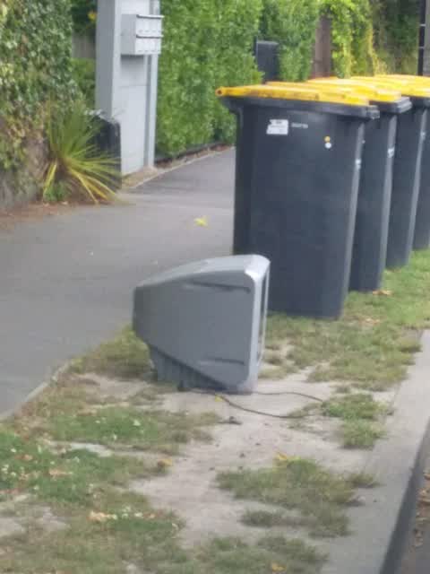 Rubbish/Recycling, a report photo