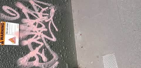 Graffiti, a report photo