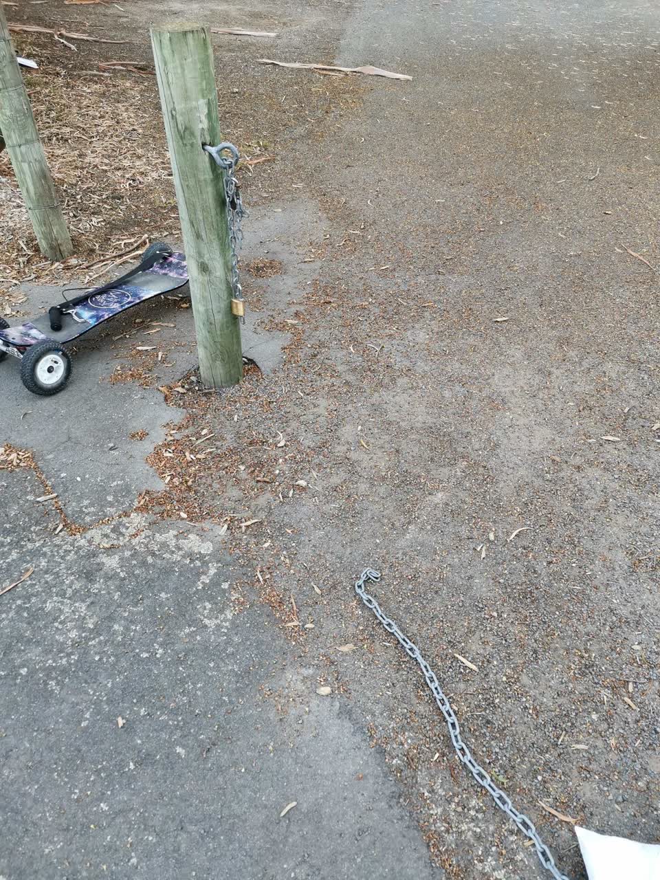 The photograph attached to this parks report