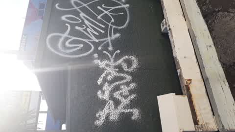 Graffiti, a report photo
