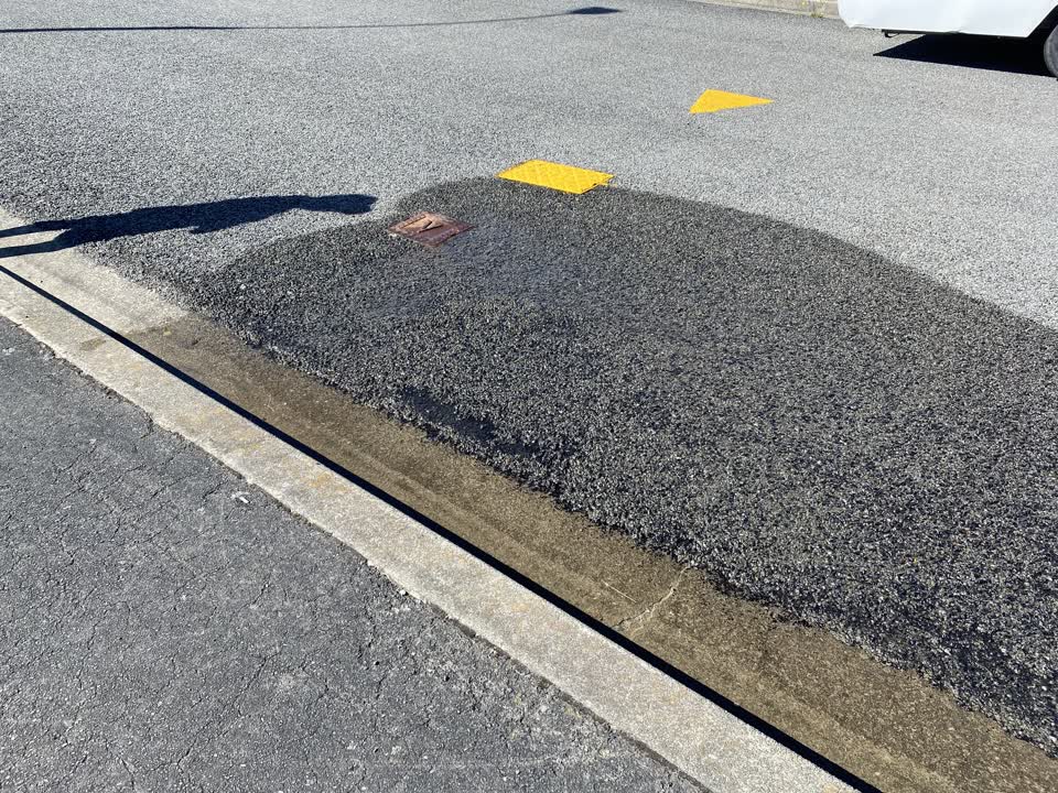 The photograph attached to this water leak report