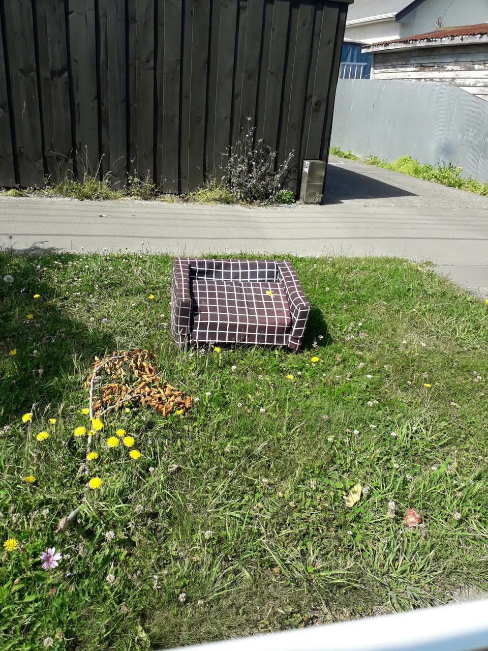 The photograph attached to this rubbish/recycling report