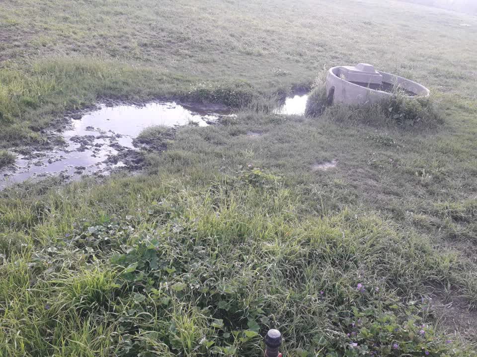 The photograph attached to this flooding report