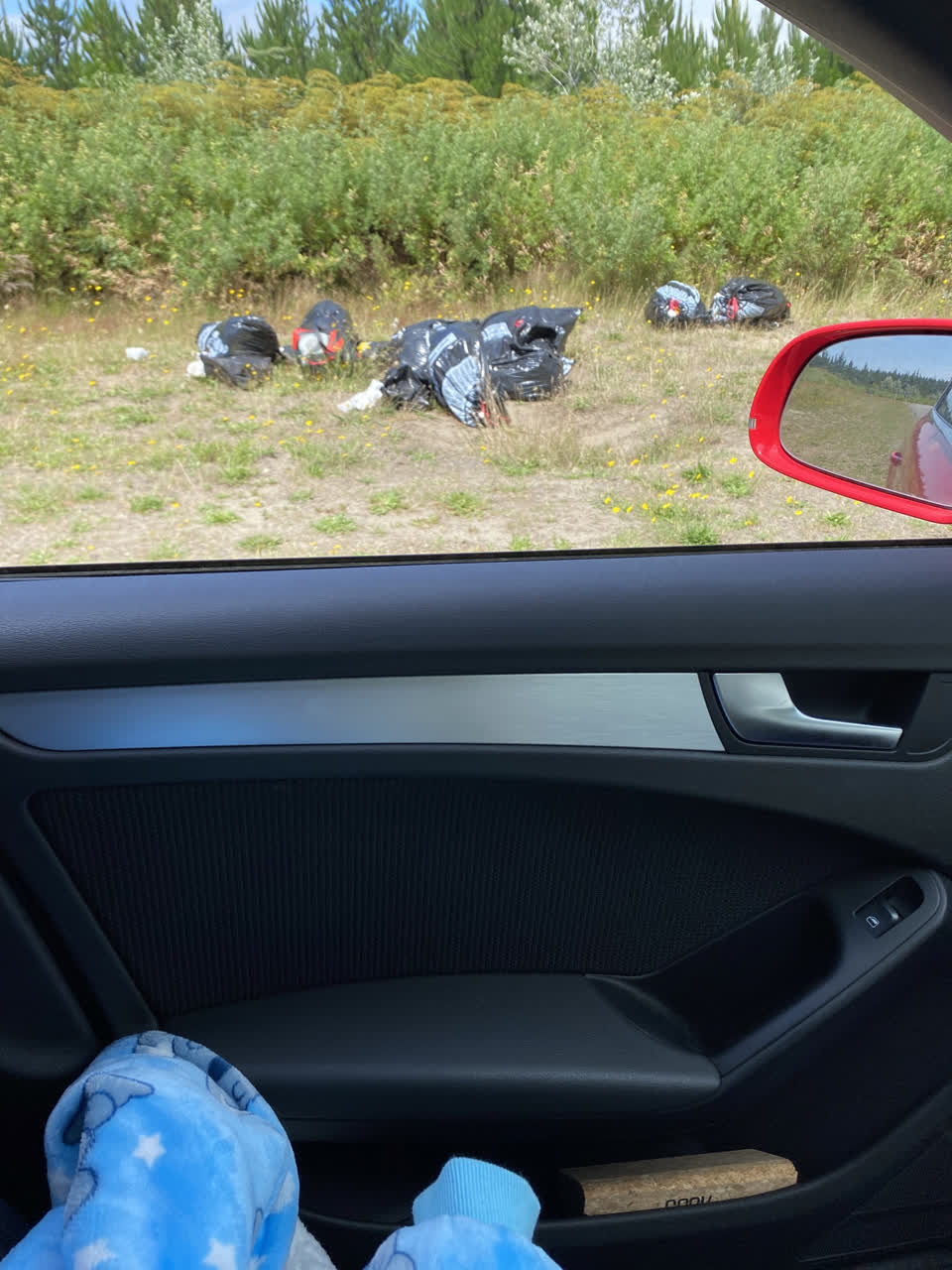 The photograph attached to this rubbish/recycling report
