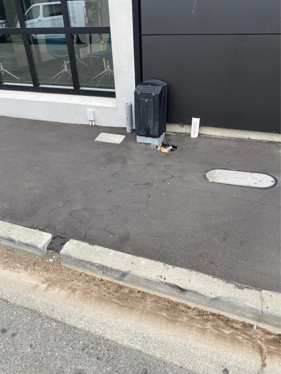 The photograph attached to this wastewater/stormwater report