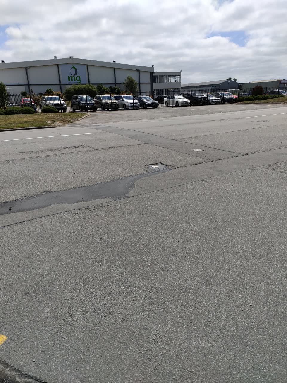 The photograph attached to this water leak report