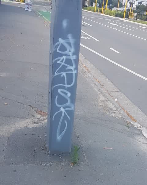 Graffiti, a report photo