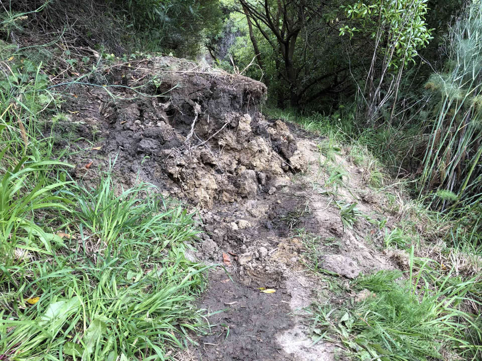 The photograph attached to this wastewater/stormwater report