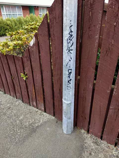 Graffiti, a report photo