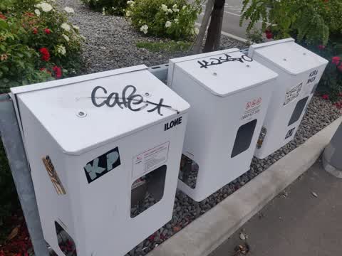 Graffiti, a report photo