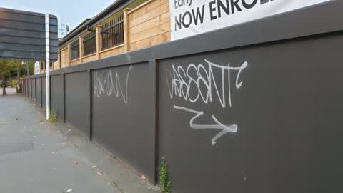 Graffiti, a report photo