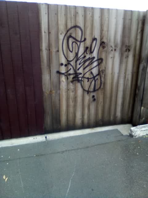 Graffiti, a report photo