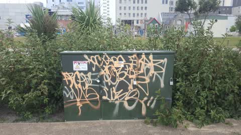 Graffiti, a report photo