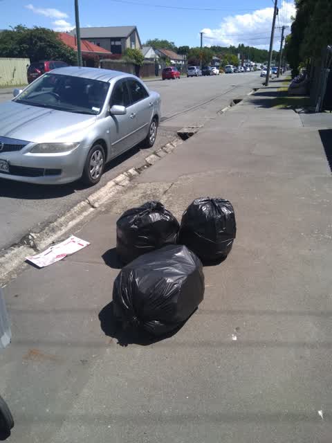 Rubbish/Recycling, a report photo