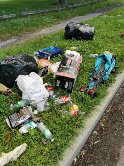 Rubbish/Recycling, a report photo
