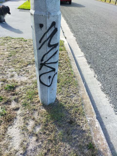 Graffiti, a report photo