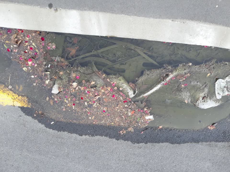 The photograph attached to this wastewater/stormwater report