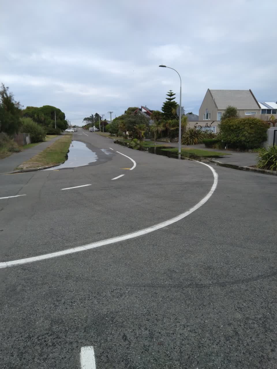 The photograph attached to this wastewater/stormwater report