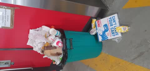 Rubbish/Recycling, a report photo