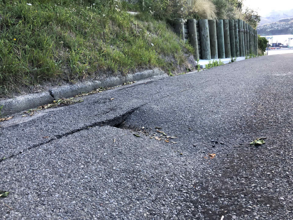 The photograph attached to this water leak report
