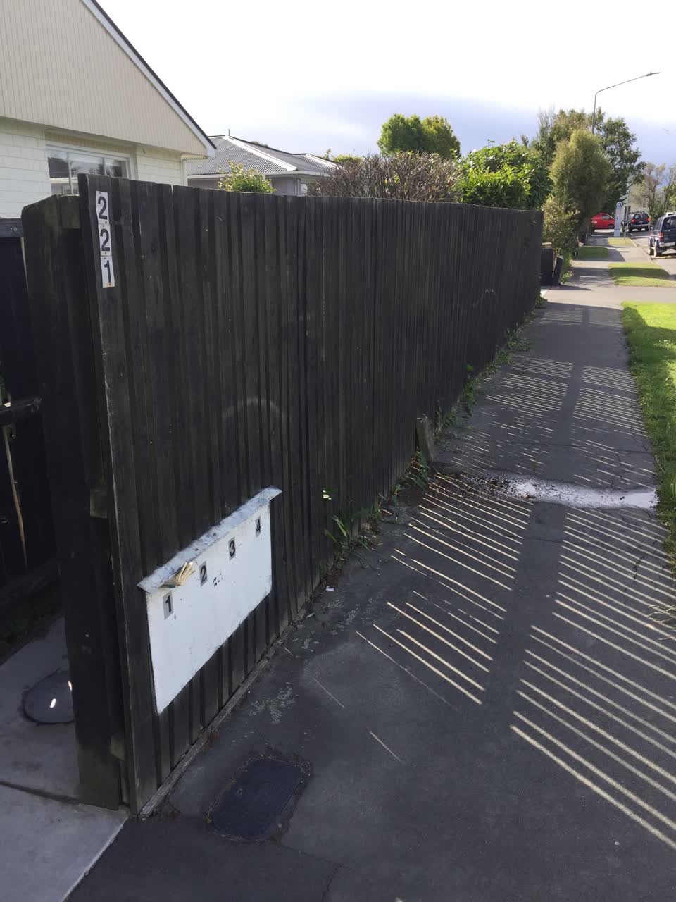 The photograph attached to this water leak report