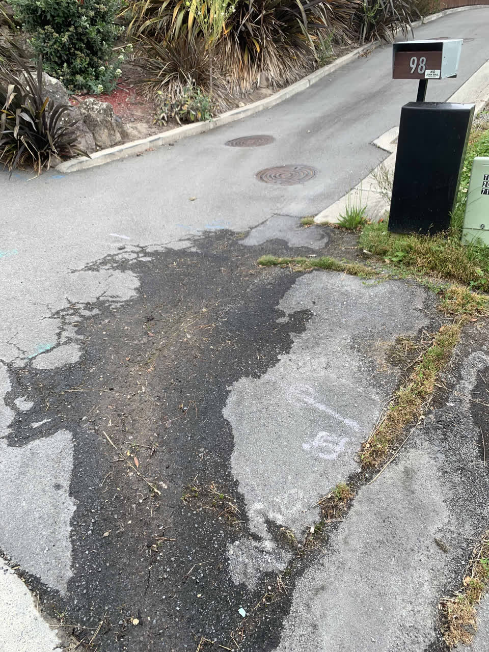 The photograph attached to this wastewater/stormwater report