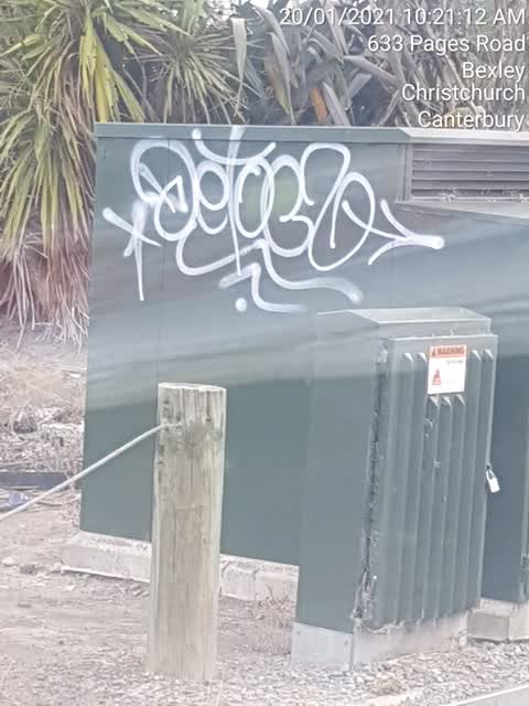 Graffiti, a report photo