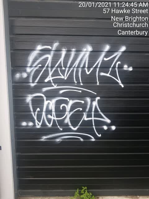 Graffiti, a report photo