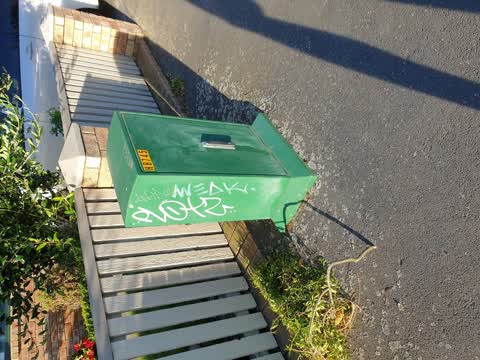 Graffiti, a report photo