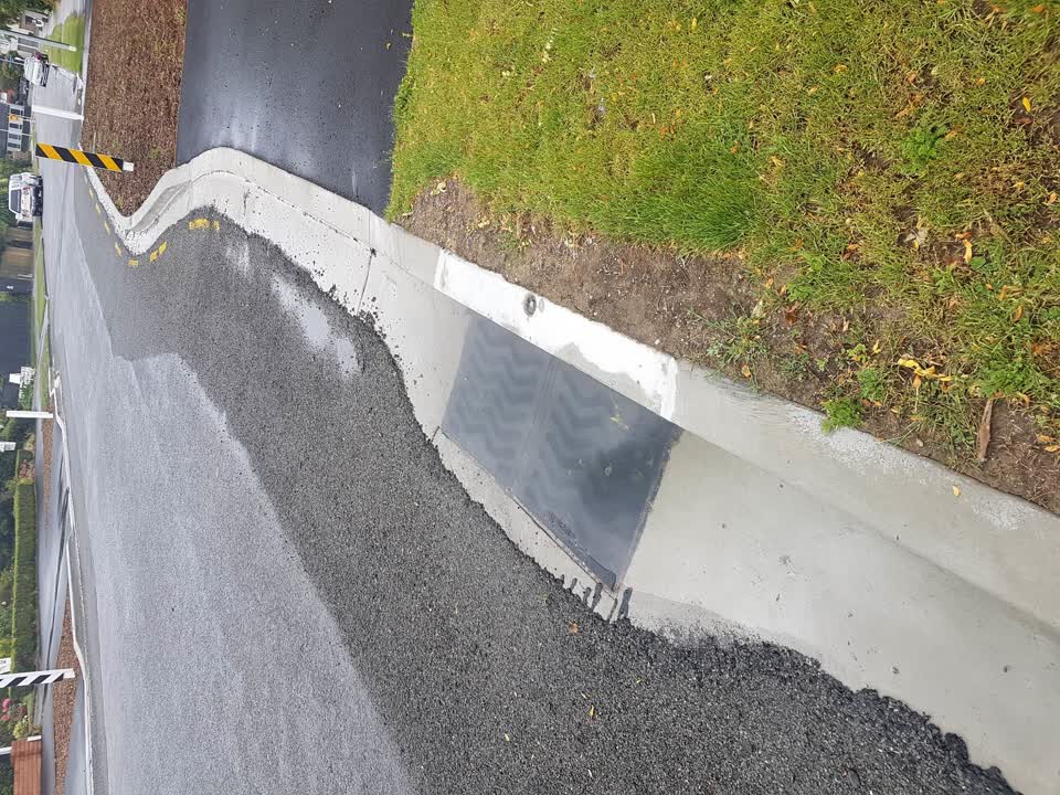 The photograph attached to this wastewater/stormwater report