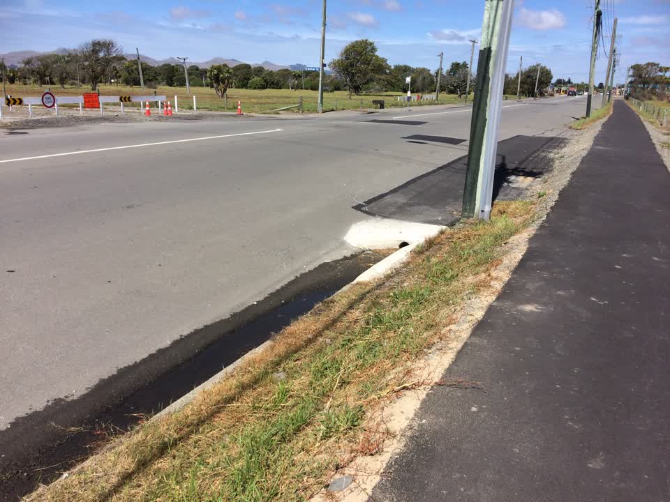The photograph attached to this sewer odour report