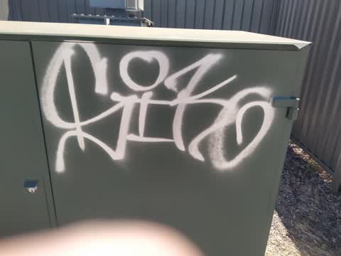 Graffiti, a report photo