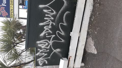 Graffiti, a report photo