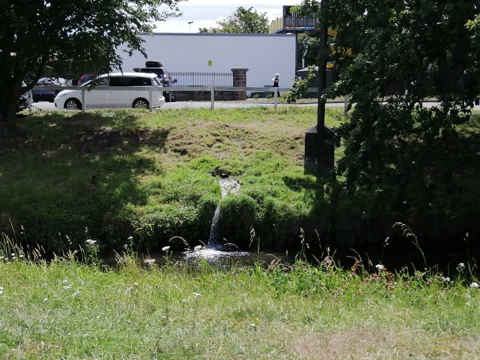 The photograph attached to this wastewater/stormwater report