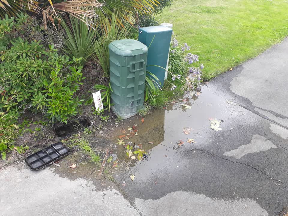The photograph attached to this water supply report