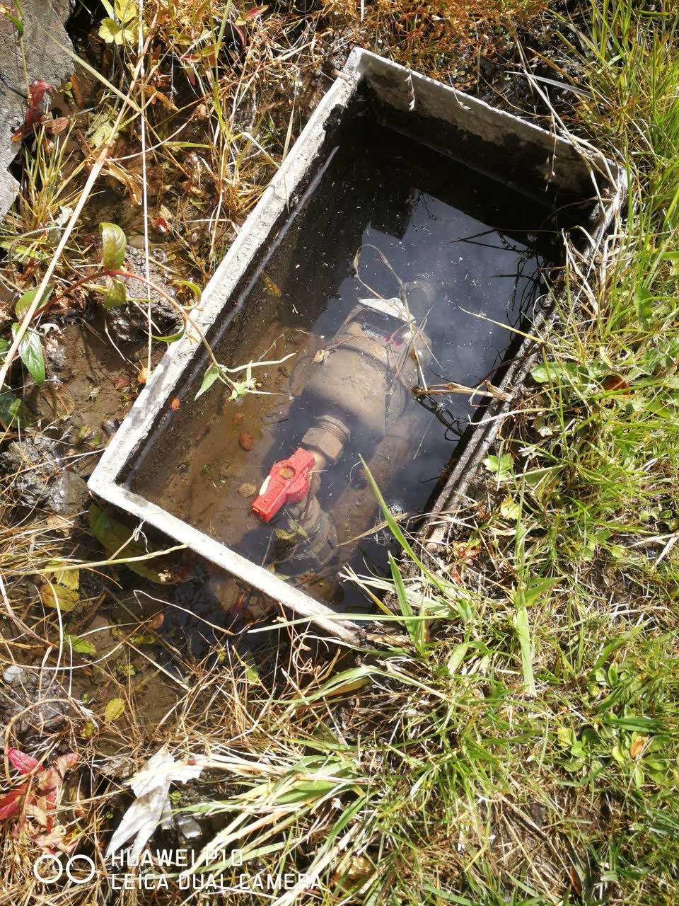 The photograph attached to this water supply report