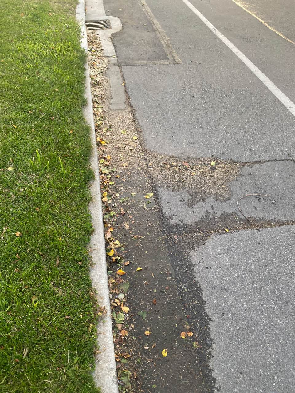 The photograph attached to this water leak report