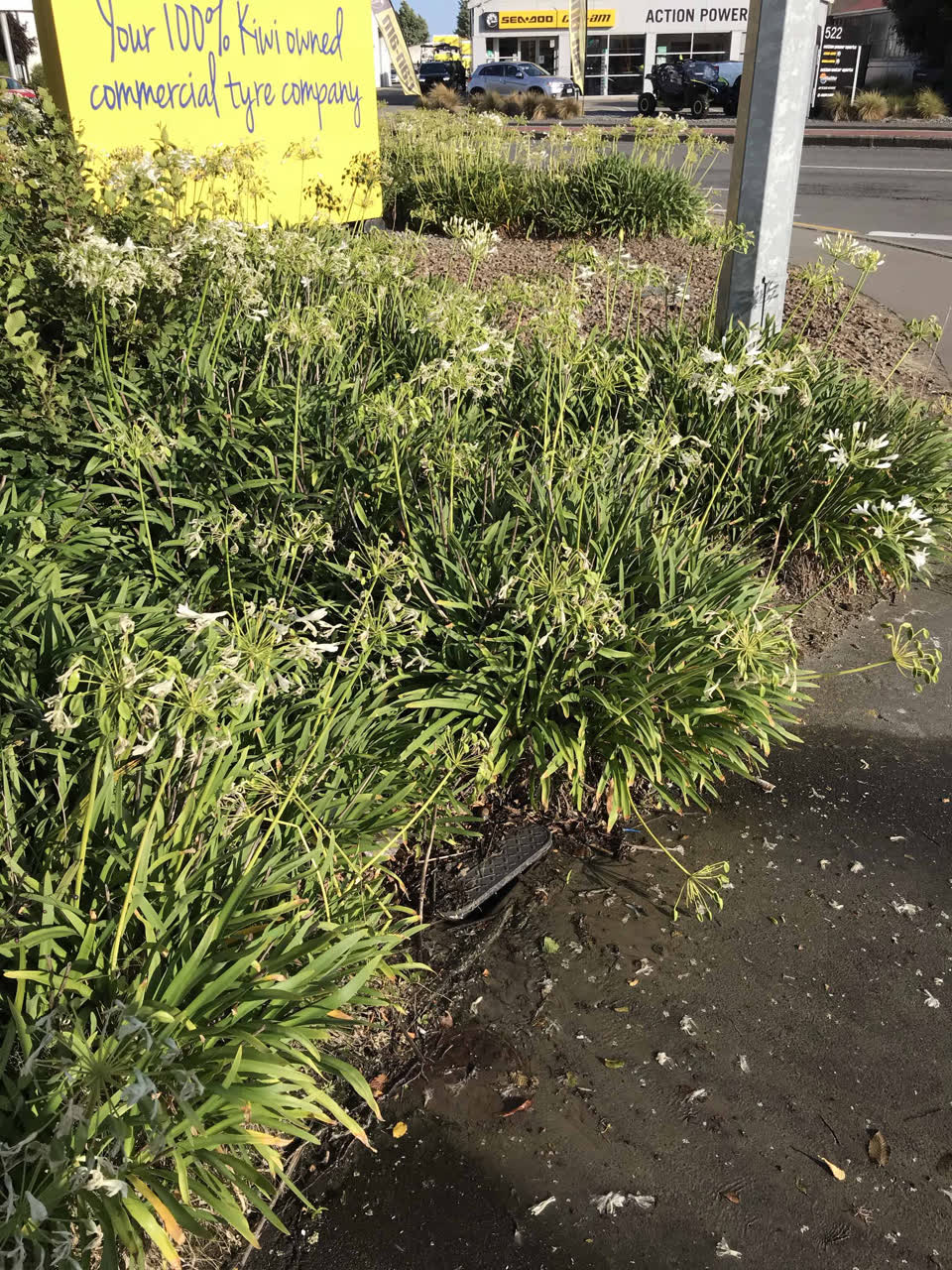 The photograph attached to this water leak report