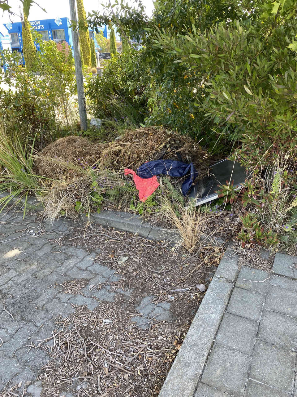 The photograph attached to this rubbish/recycling report
