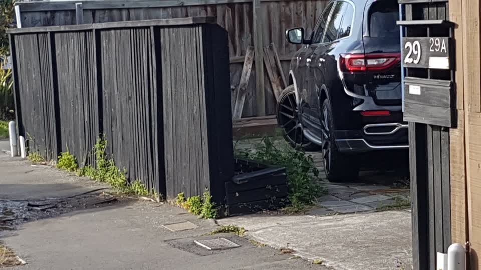 The photograph attached to this water leak report