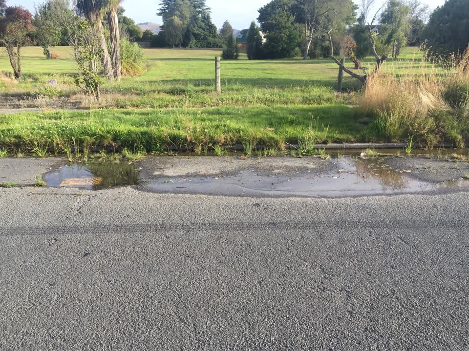 The photograph attached to this water supply report
