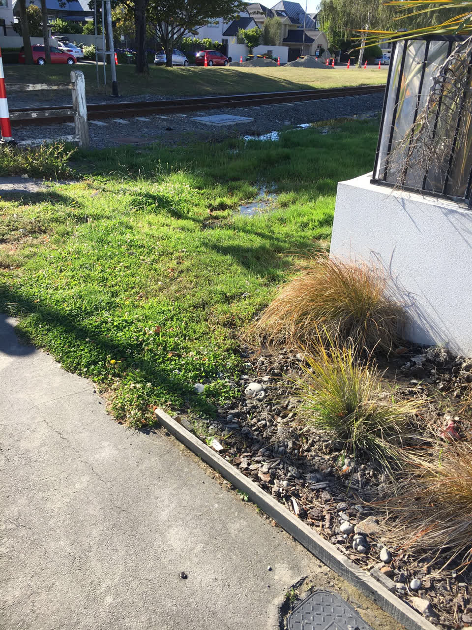 The photograph attached to this water leak report