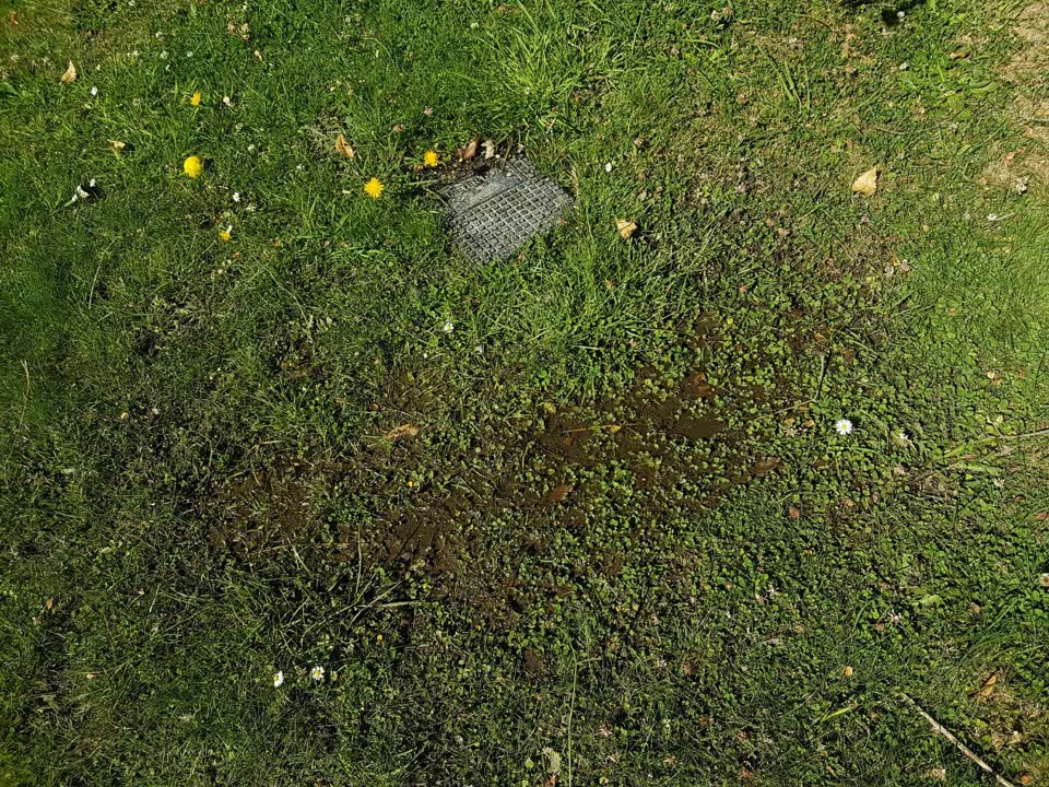 The photograph attached to this wastewater/stormwater report