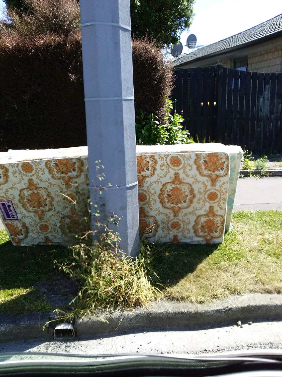 The photograph attached to this rubbish/recycling report