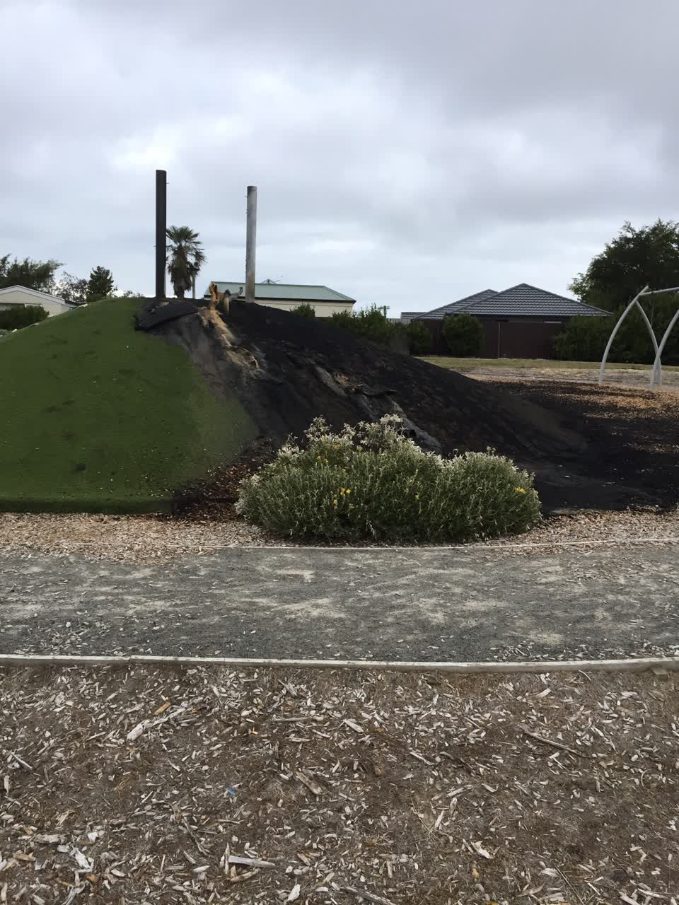 The photograph attached to this parks report